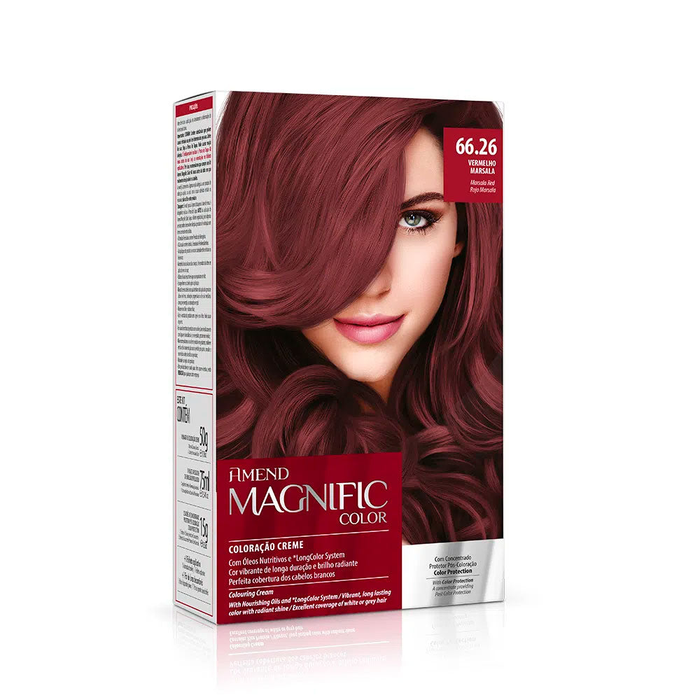 Coloração Amend Magnific Color Vermelho Marsala 6.6.26