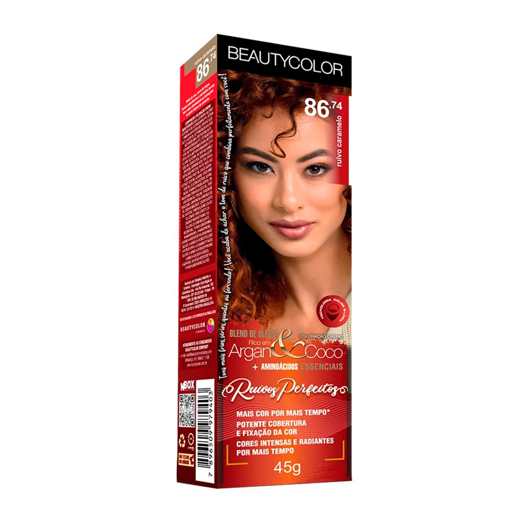 Coloração Beauty Color Individual Ruivo Caramelo 86.74