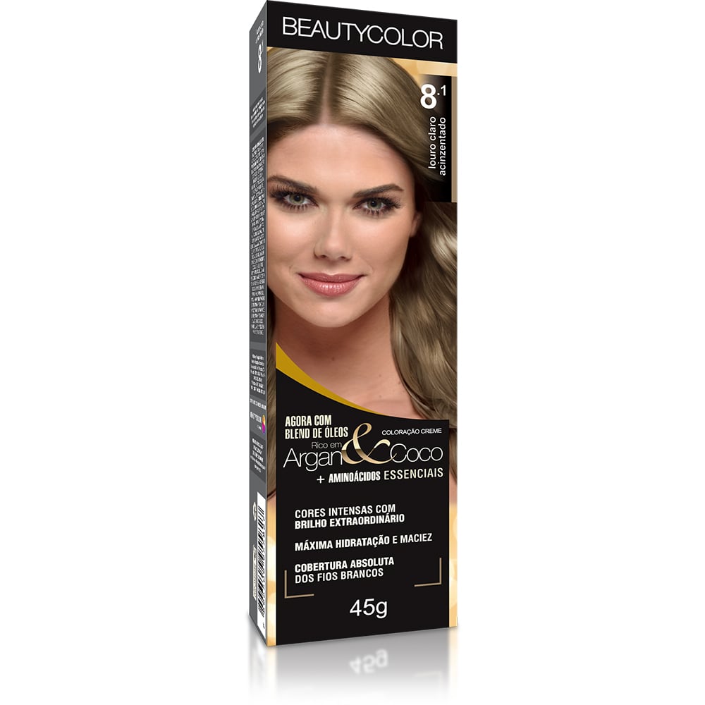 Coloração Beautycolor Individual Louro Claro Acinzentado 8.1