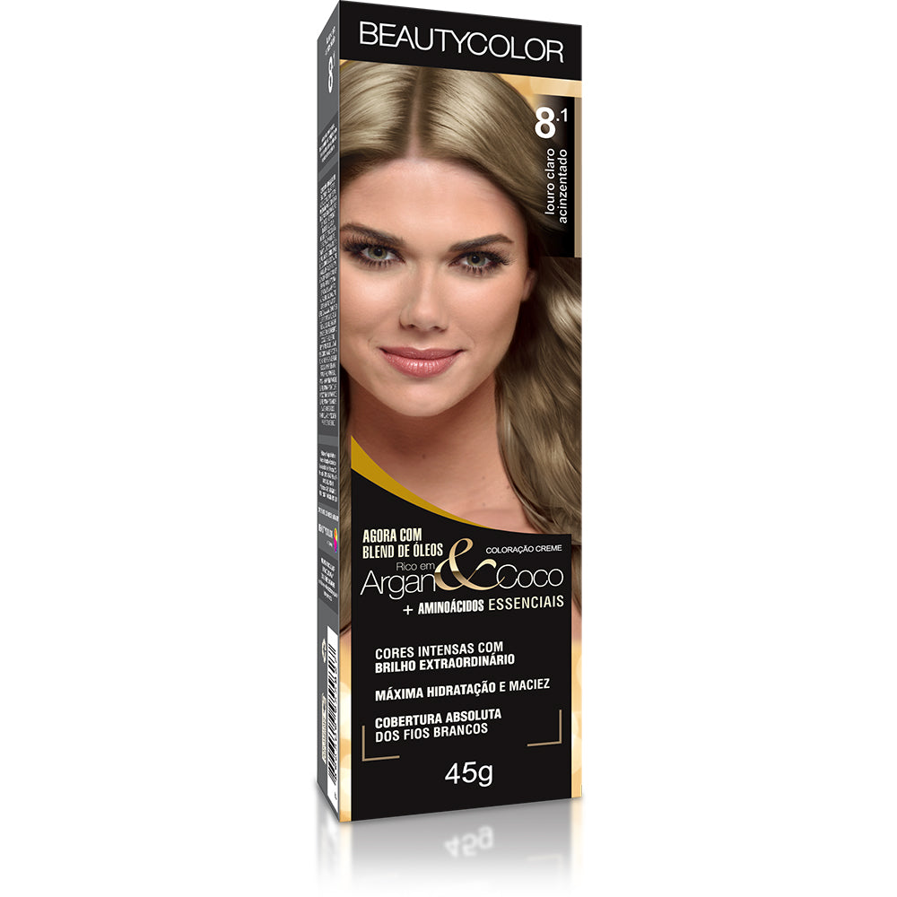Coloração Beautycolor Individual Louro Claro Acinzentado 8.1