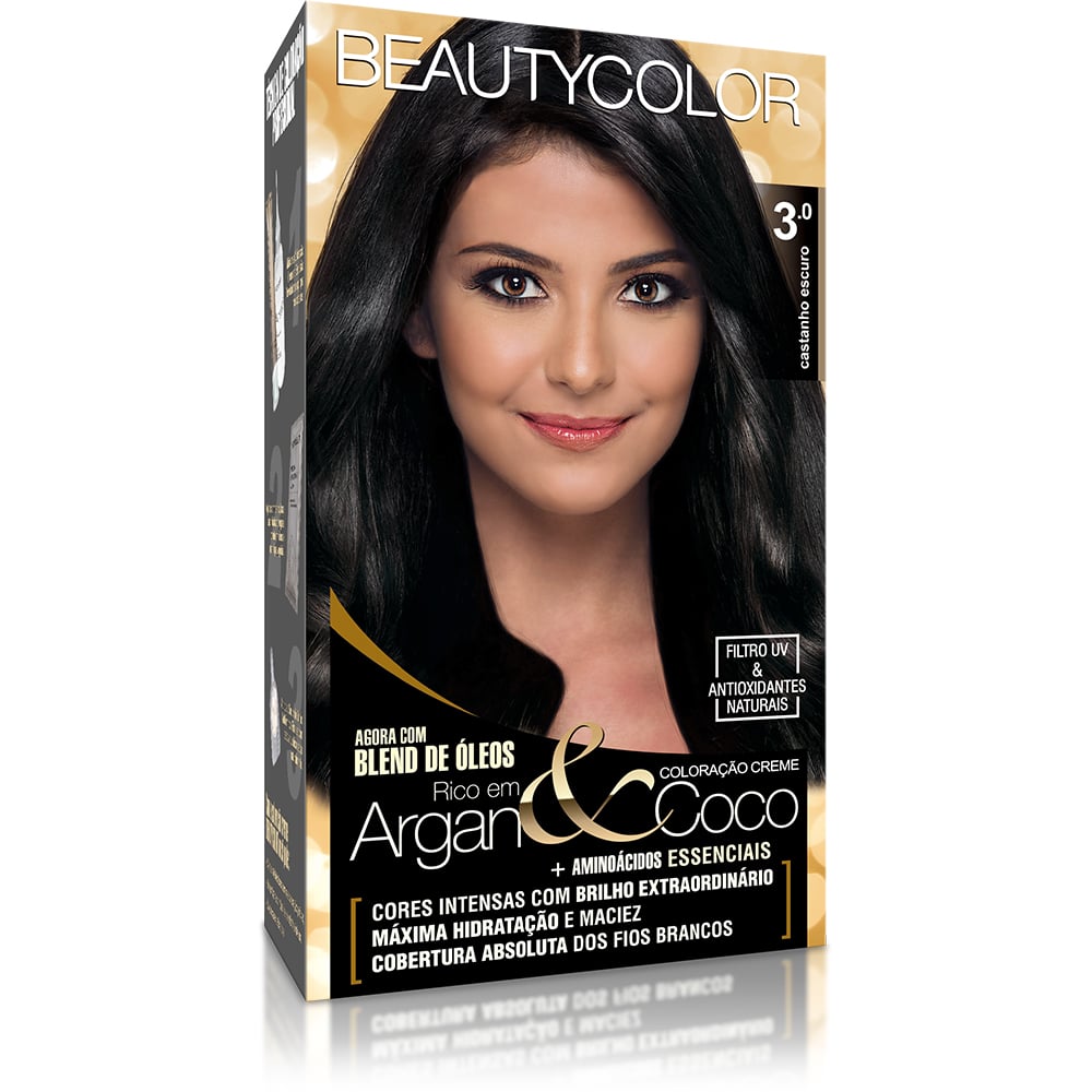 Coloração Beautycolor Kit Castanho Escuro 3.0