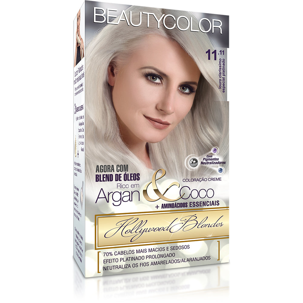 Coloração Beautycolor Kit Louro Claríssimo Especial Platinado 11.11
