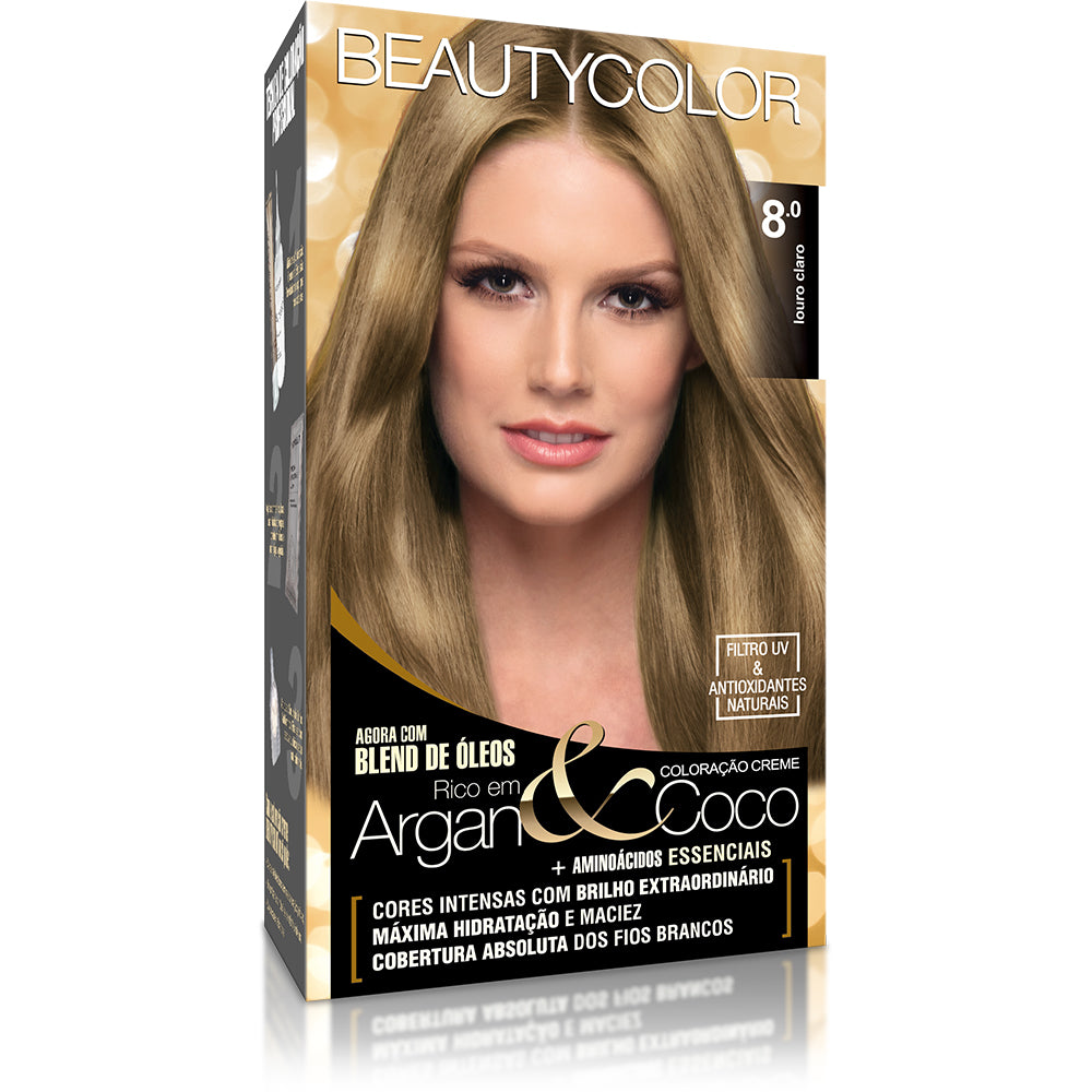 Coloração Beautycolor Kit Louro Claro 8.0