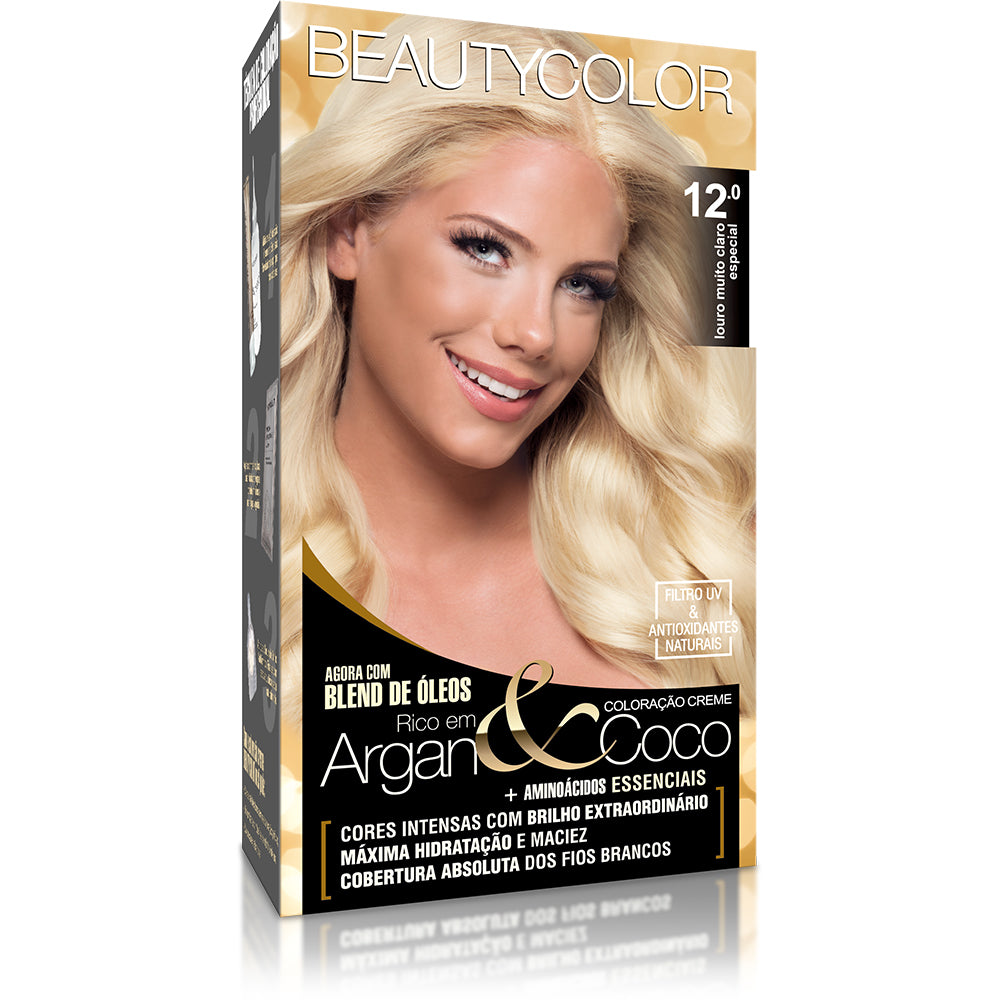Coloração Beautycolor Kit Louro Muito Claro Especial 12.0