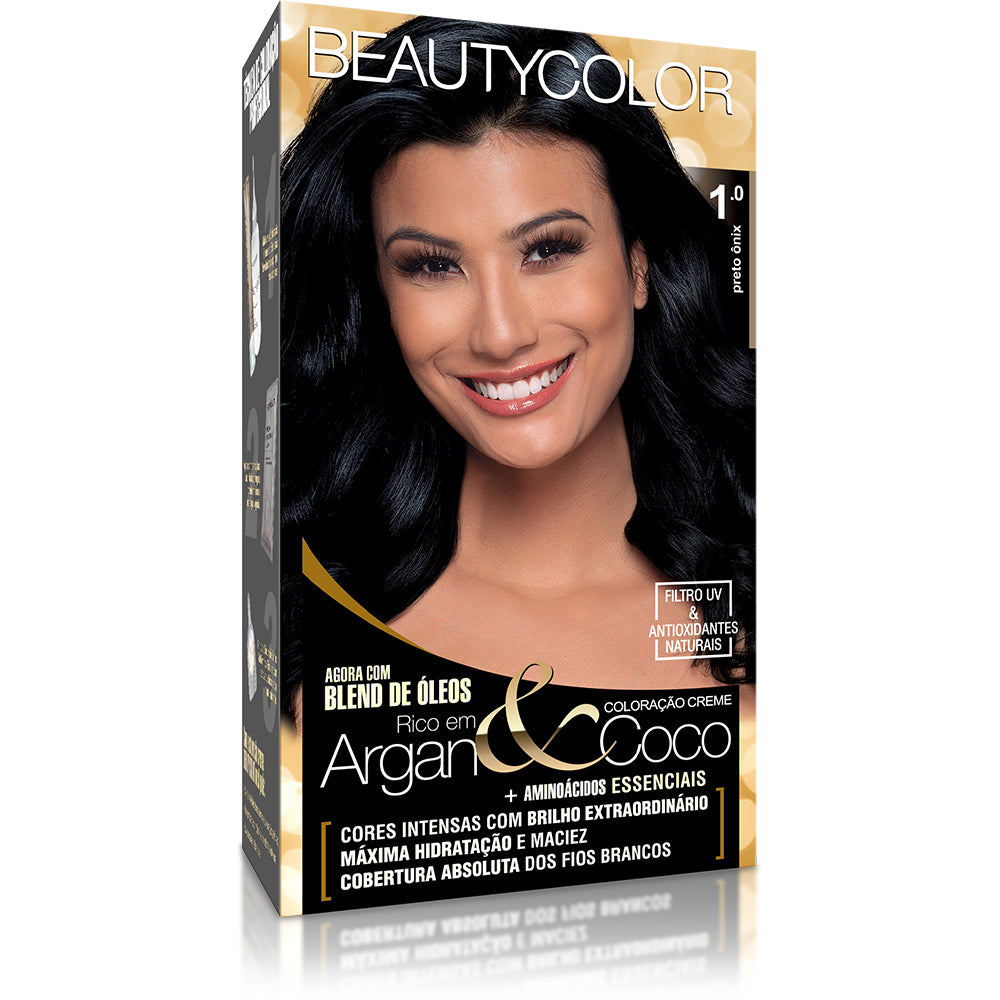 Coloração Beautycolor Kit Preto Ônix 1.0