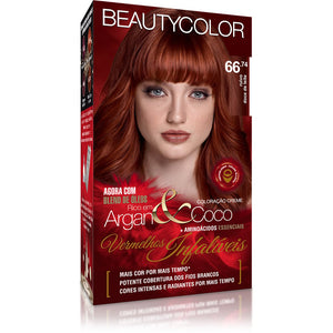 Coloração Beautycolor Kit Vermelhos Infalíveis Ruivo Doce de Leite 66.74