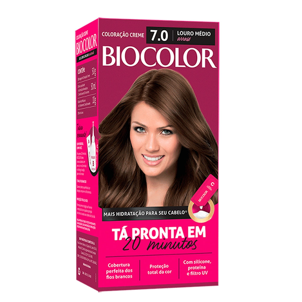 Coloração Biocolor Mini Kit Louro Médio 7.0