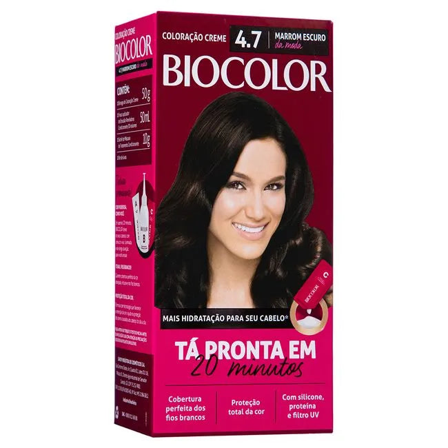 Coloração Biocolor Mini Kit Marrom Escuro 4.7