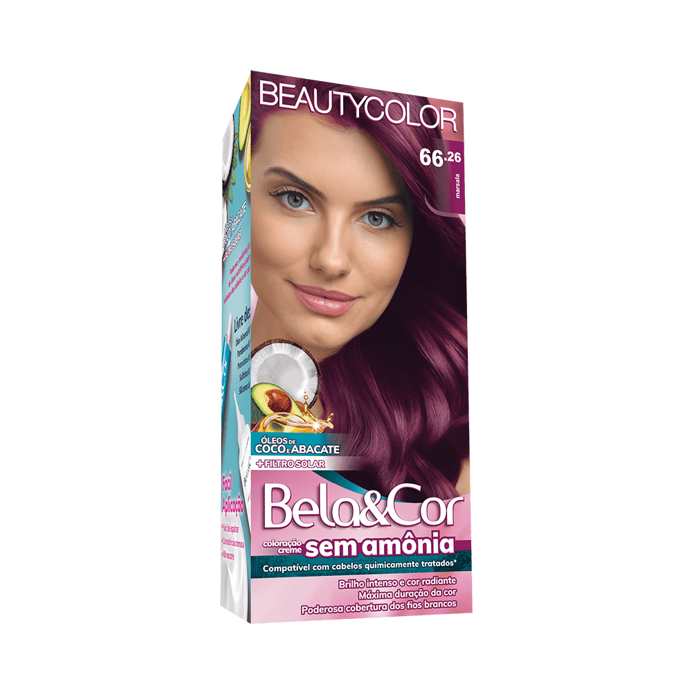 Coloração Creme Bela & Cor Mini Kit sem Amônia 66.26