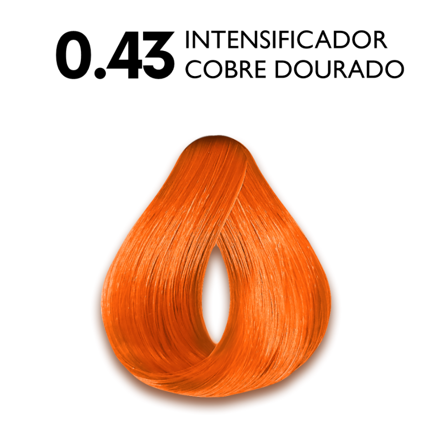 Coloração Creme Haskell Excllusiv Color 0.43 Intensificador Cobre Dourado