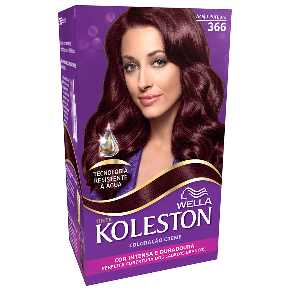 Coloração Koleston Kit Acaju Púrpura 366