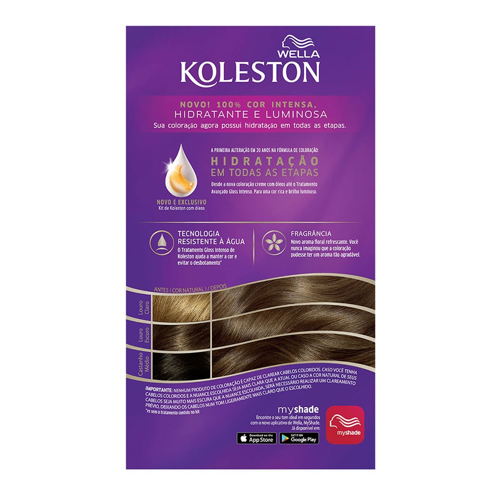 Coloração Koleston Kit Louro Cinza 61