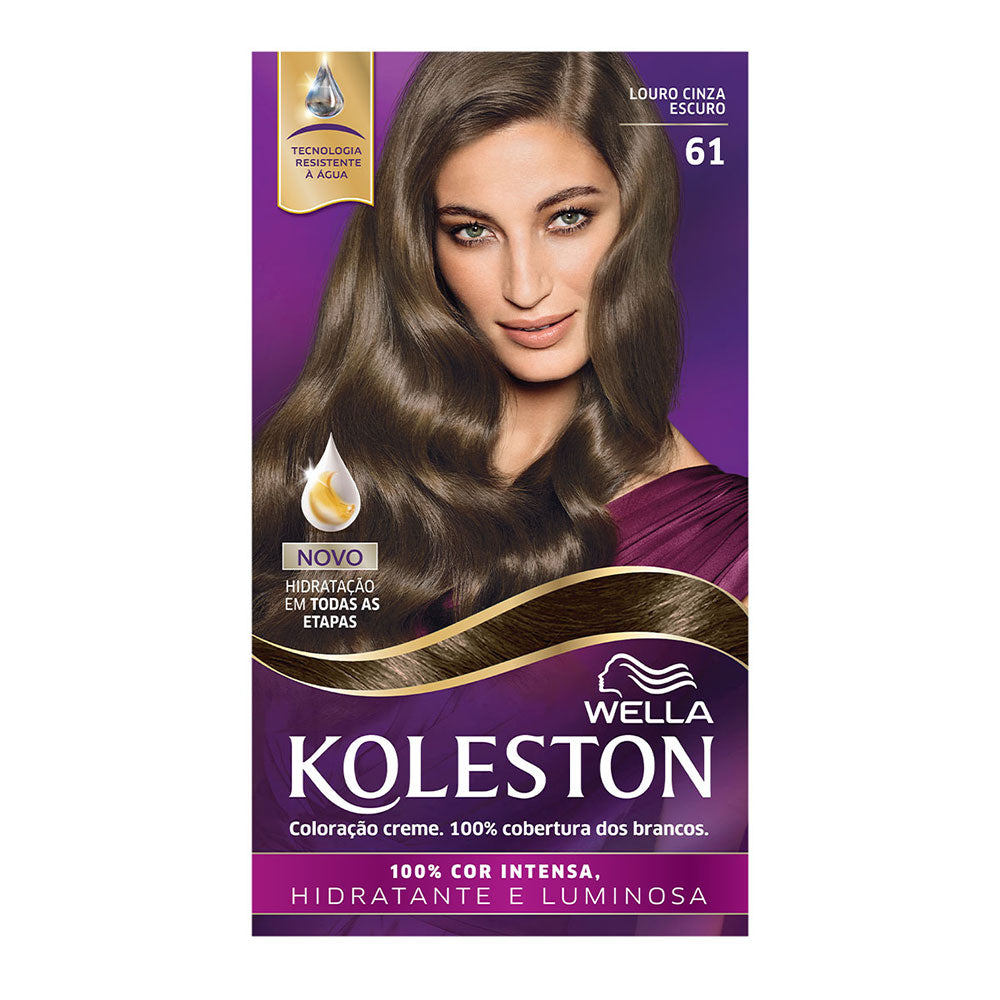 Coloração Koleston Kit Louro Cinza 61