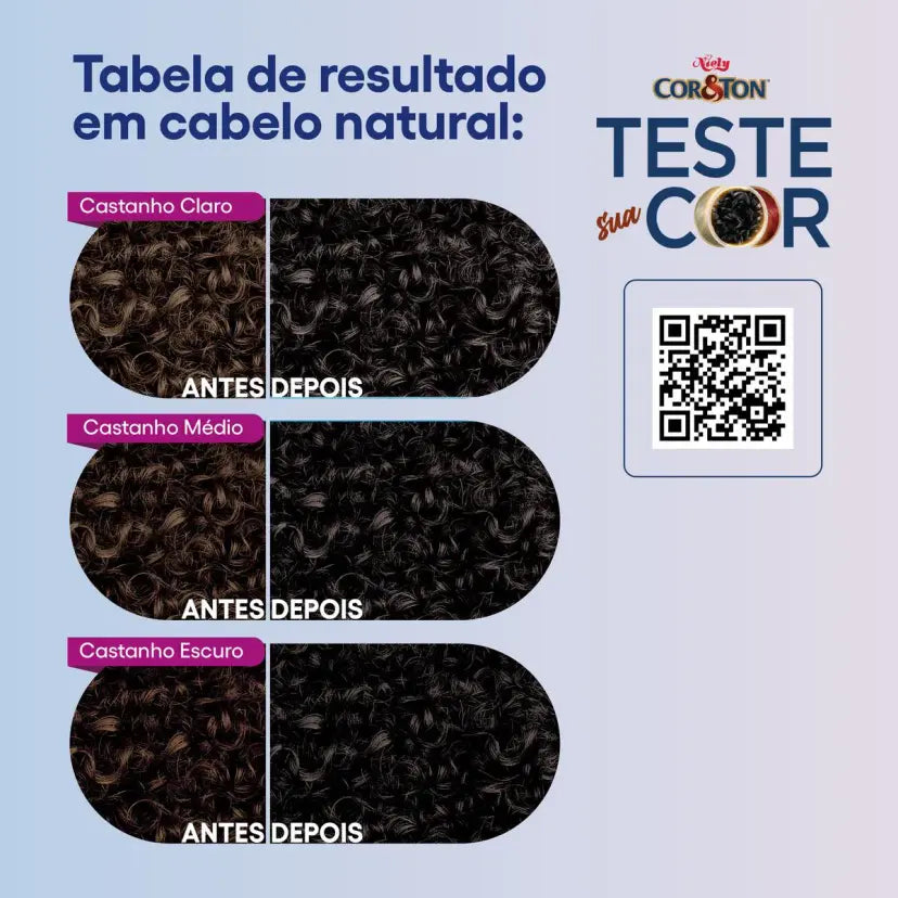 Coloração Niely Cor & Ton Sem Amônia 2.0 Preto