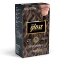 Coloração Permanente Acquaflora Kit Hidra Gloss Louro Natural Acinzentado 7.1