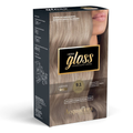 Coloração Permanente Acquaflora Kit Hidra Gloss Louro Muito Claro Acinzentado 9.1