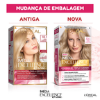 Coloração Permanente L'Oréal Imédia Excellence Kit Louro Claríssimo Acinzentado 10.1