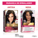 Coloração Permanente L'Oréal Imédia Excellence Kit Preto Clássico 2.0