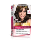 Coloração Permanente L'Oréal Imédia Excellence Kit Castanho Natural 4.0