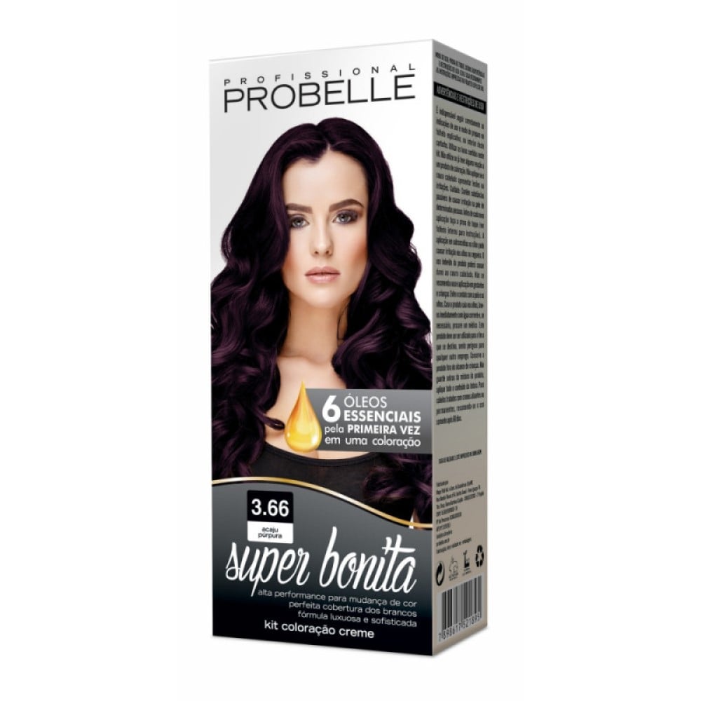 Coloração Probelle Super Bonita Acaju Púrpura 3.66