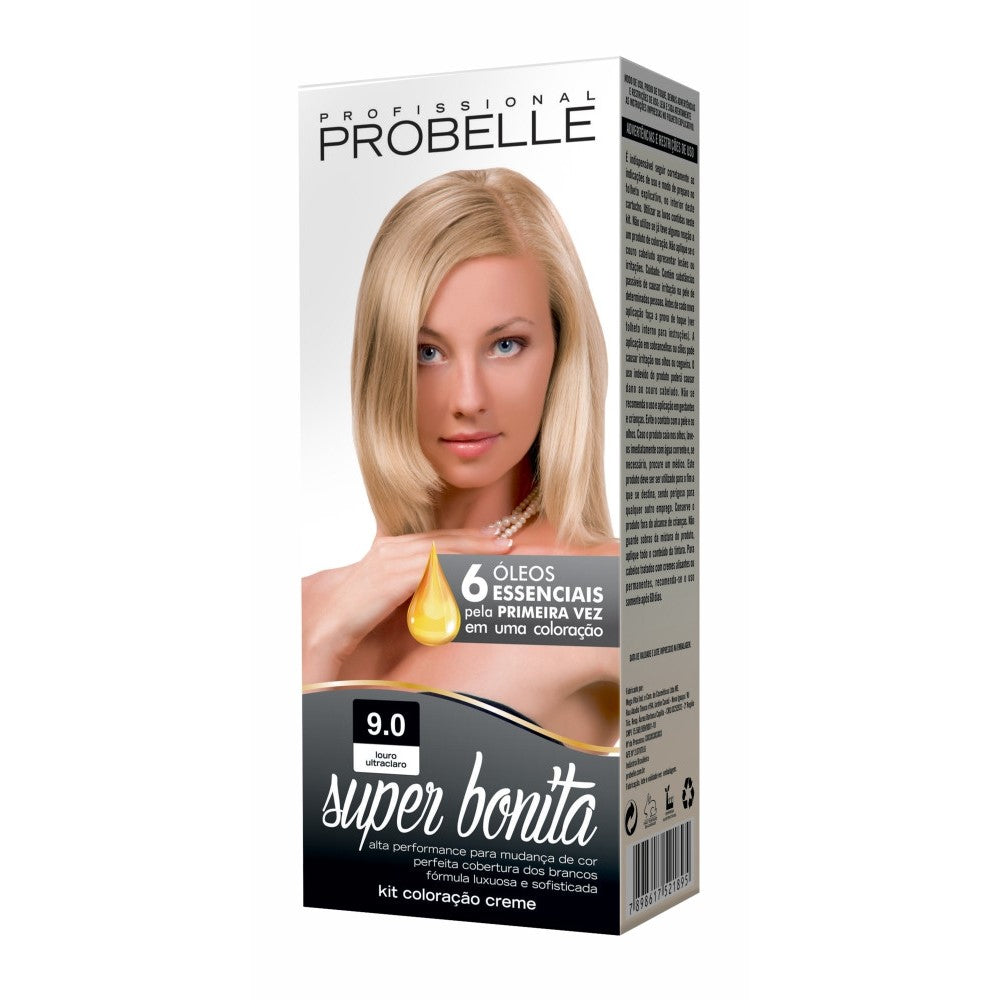 Coloração Probelle Super Bonita Louro Ultra Claro 9.0