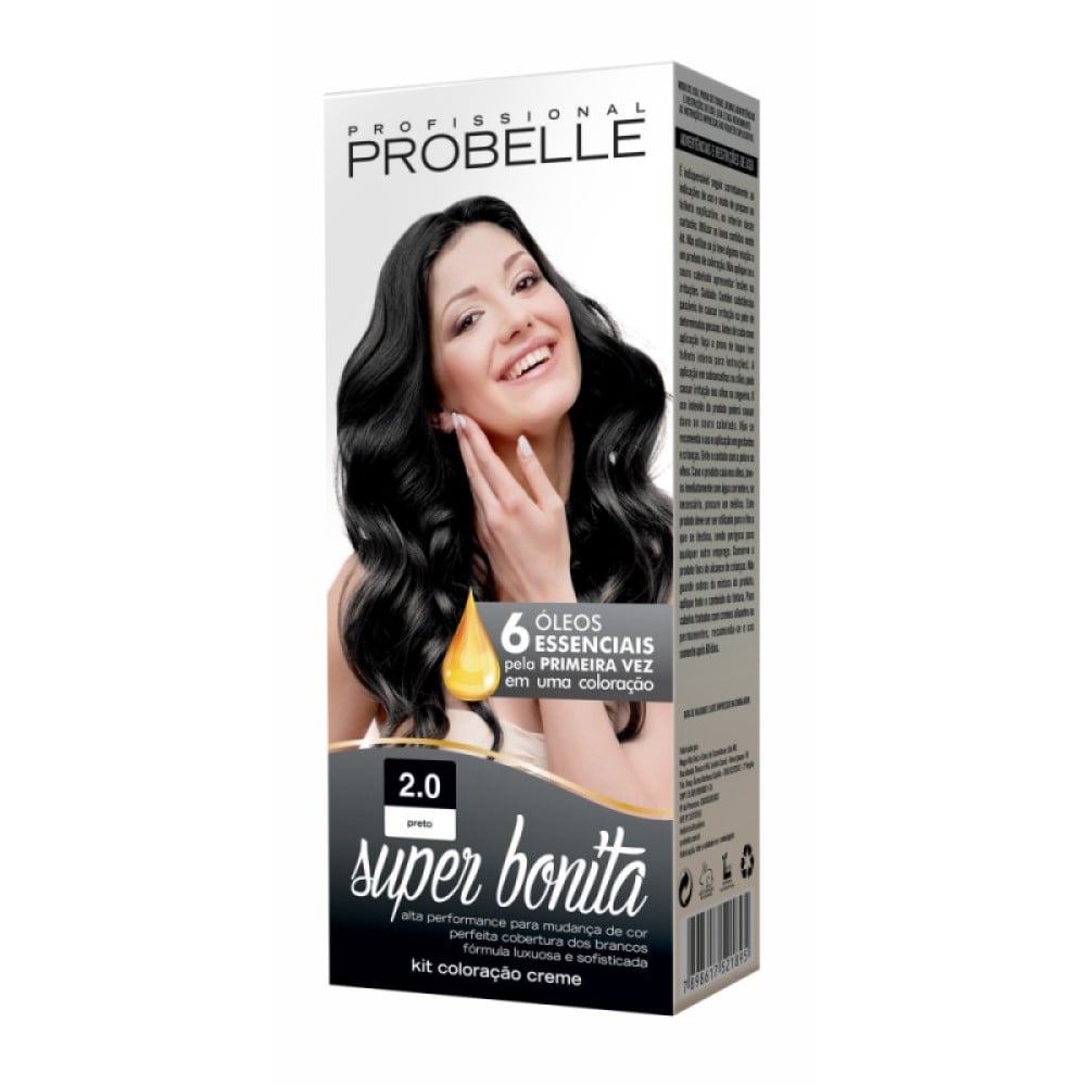 Coloração Probelle Super Bonita Preto 2.0