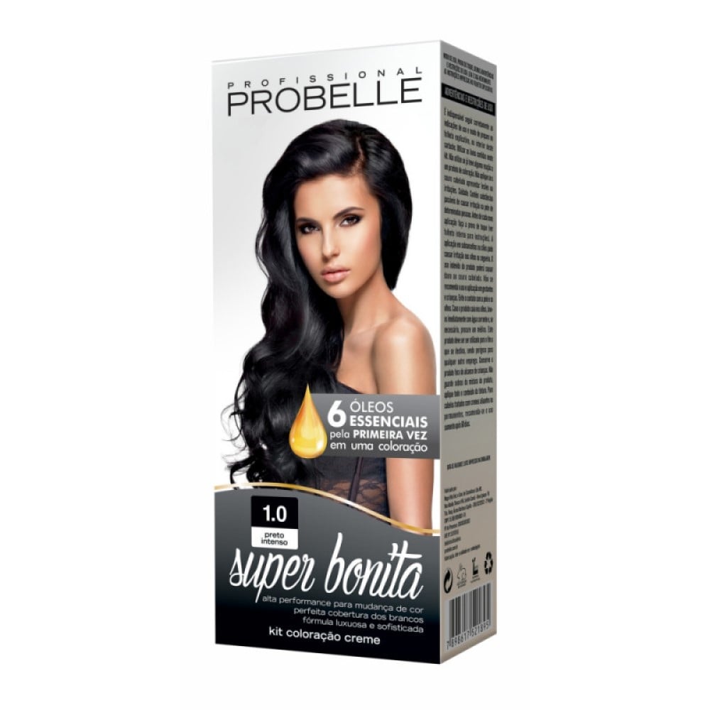 Coloração Probelle Super Bonita Preto Intenso 1.0
