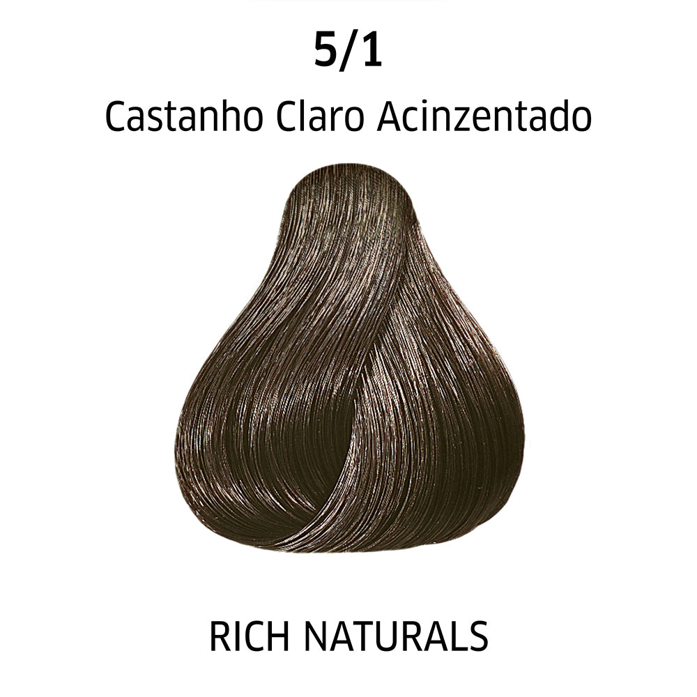 Coloração Wella Professionals Color Perfect Castanho Claro Acinzentado 5/1