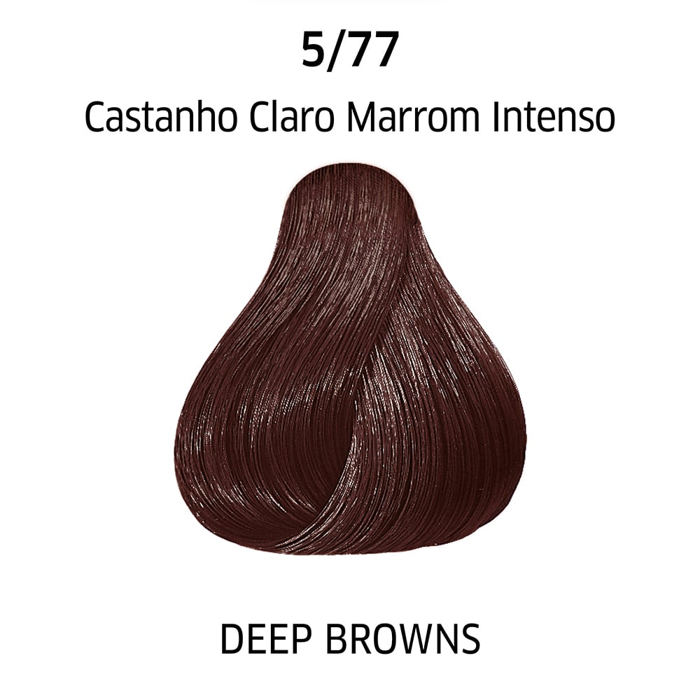 Coloração Wella Professionals Color Perfect Castanho Claro Marrom Intenso 5/77
