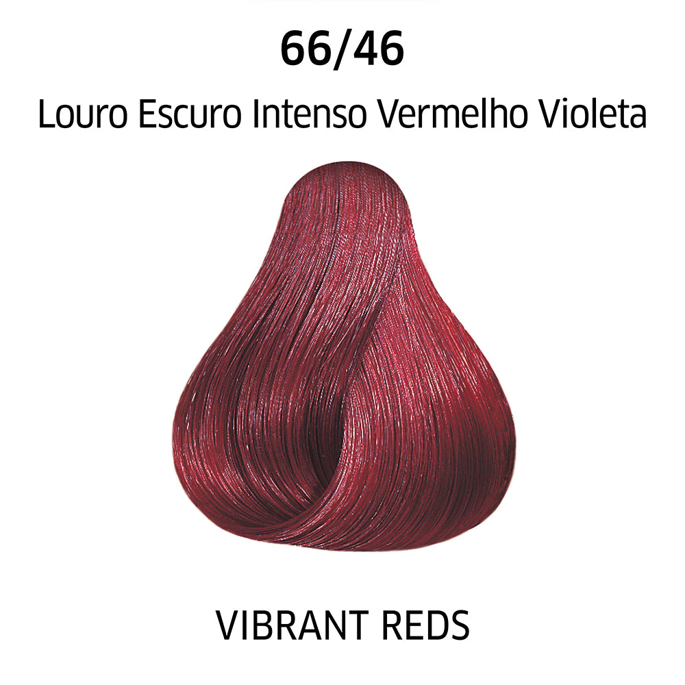 Coloração Wella Professionals Color Perfect Louro Escuro Intenso Vermelho Violeta 66/46