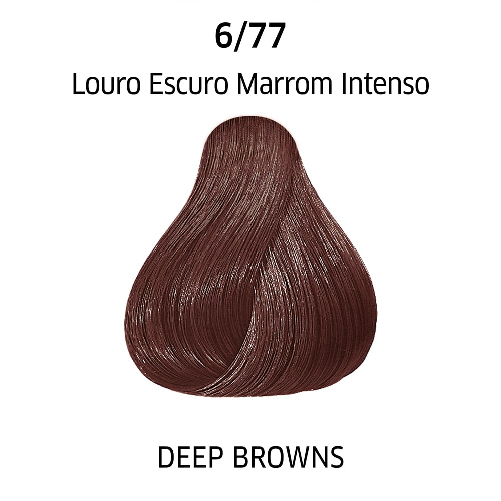 Coloração Wella Professionals Color Perfect Louro Escuro Marrom Intenso 6/77