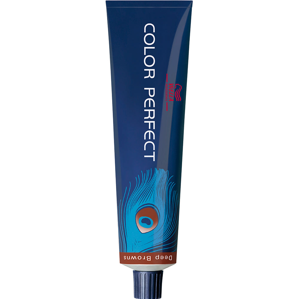 Coloração Wella Professionals Color Perfect Louro Médio Marrom Dourado 7/73