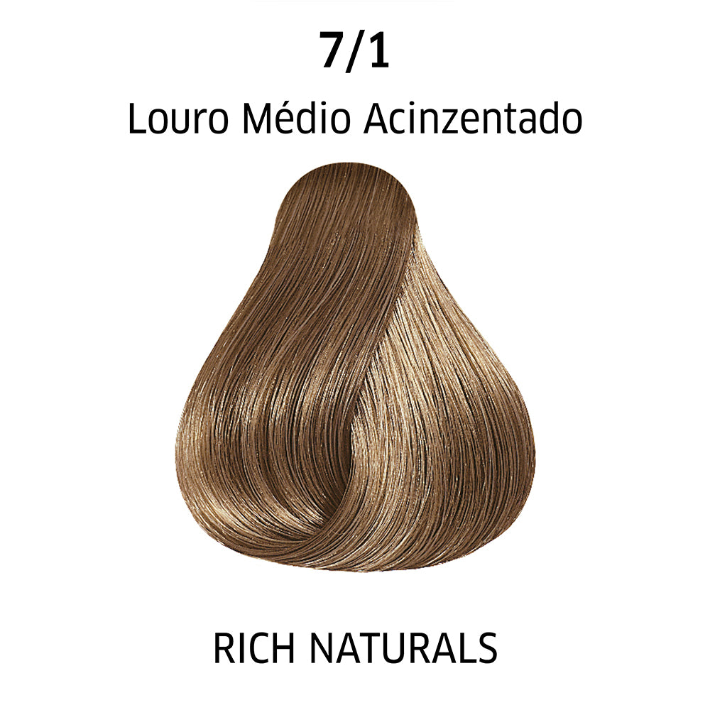 Coloração Wella Professionals Color Perfect Louro Médio Acinzentado 7/1