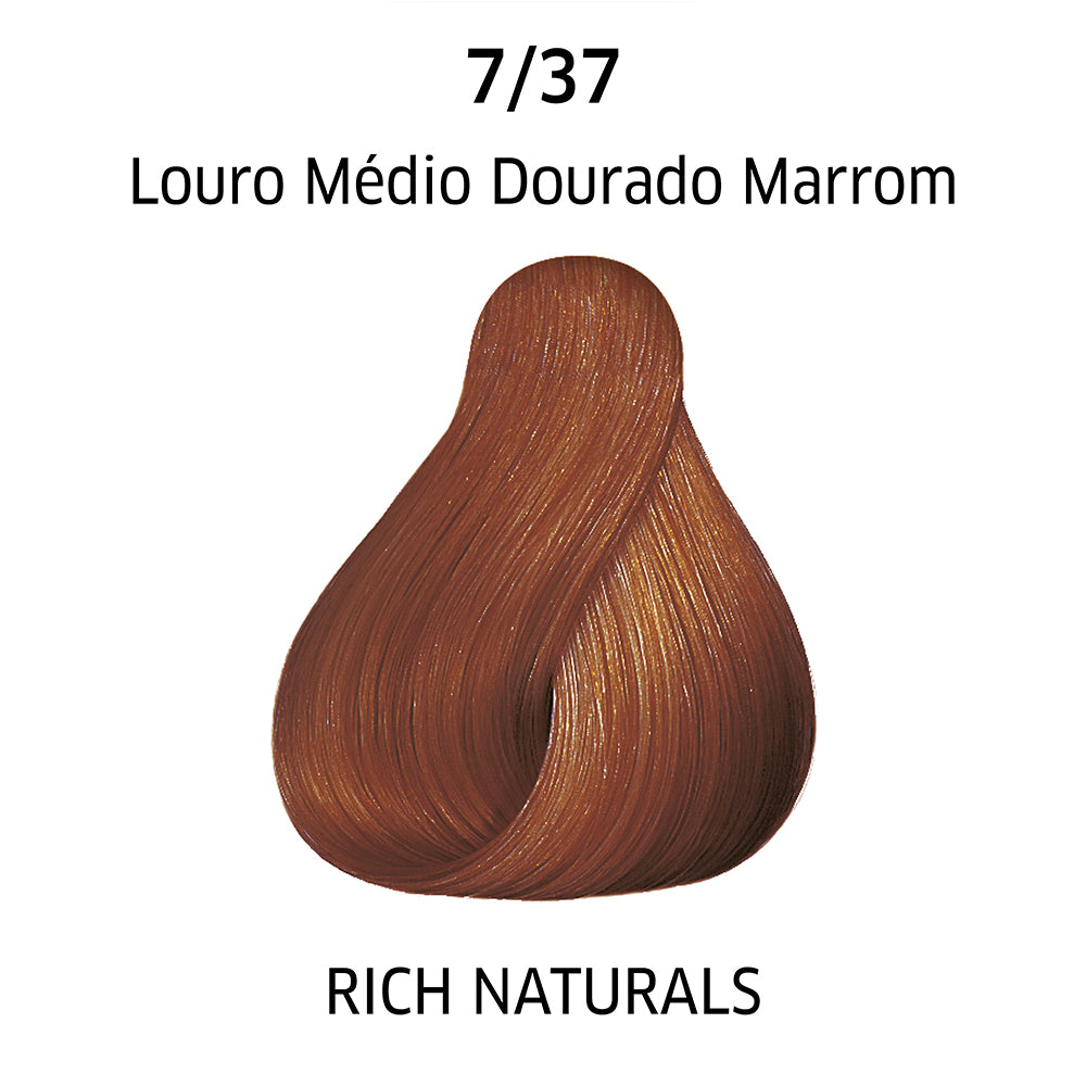 Coloração Wella Professionals Color Perfect Louro Médio Dourado Marrom 7/37