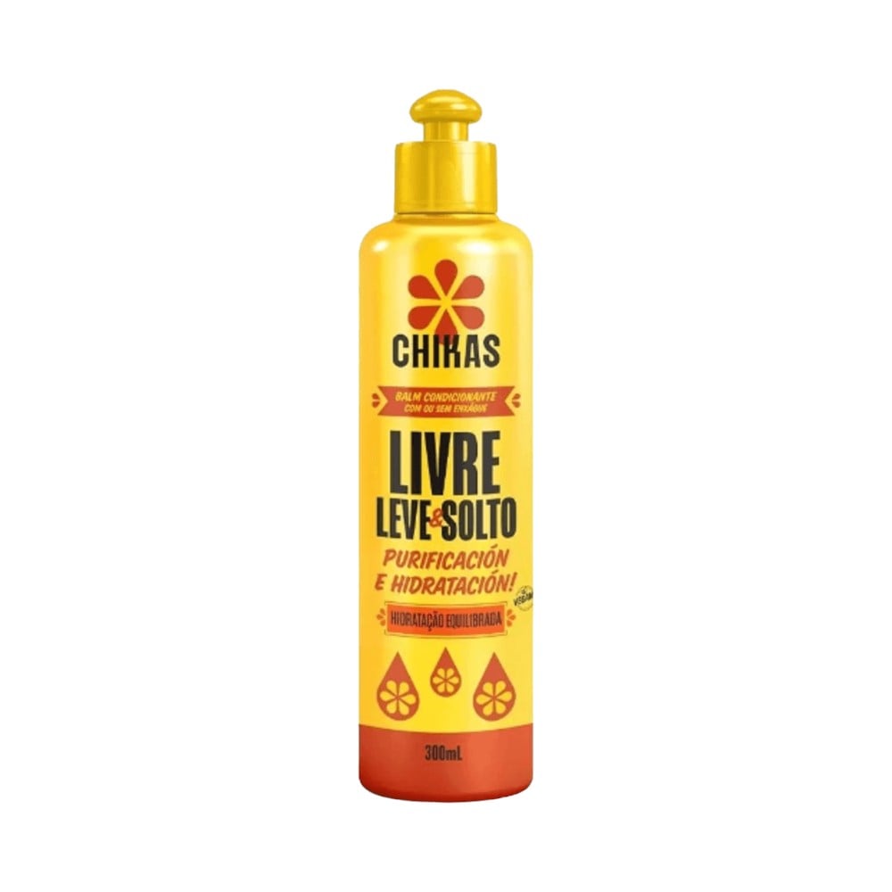 Condicionador Chikas Livre, Leve & Solto 300ml