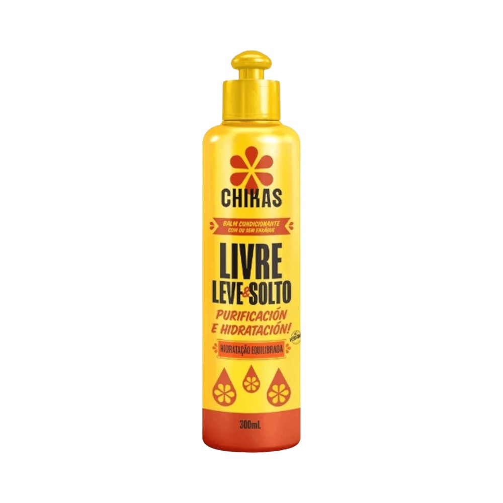 Condicionador Chikas Livre, Leve & Solto 300ml