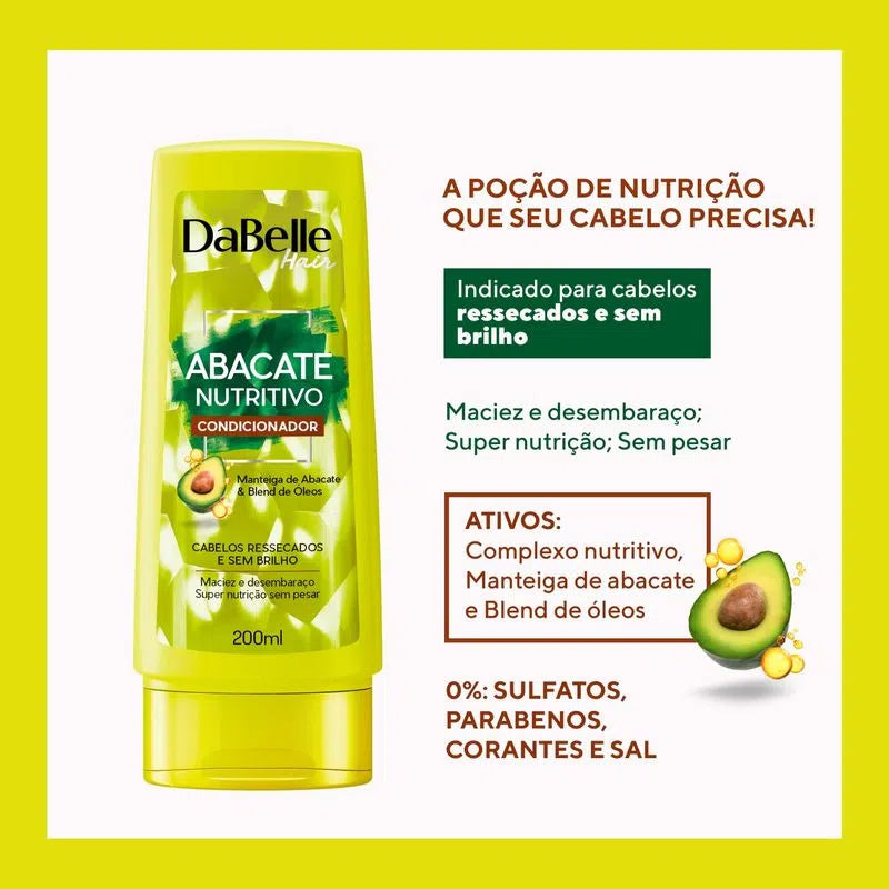 Condicionador DaBelle Abacate Nutritivo 200ml