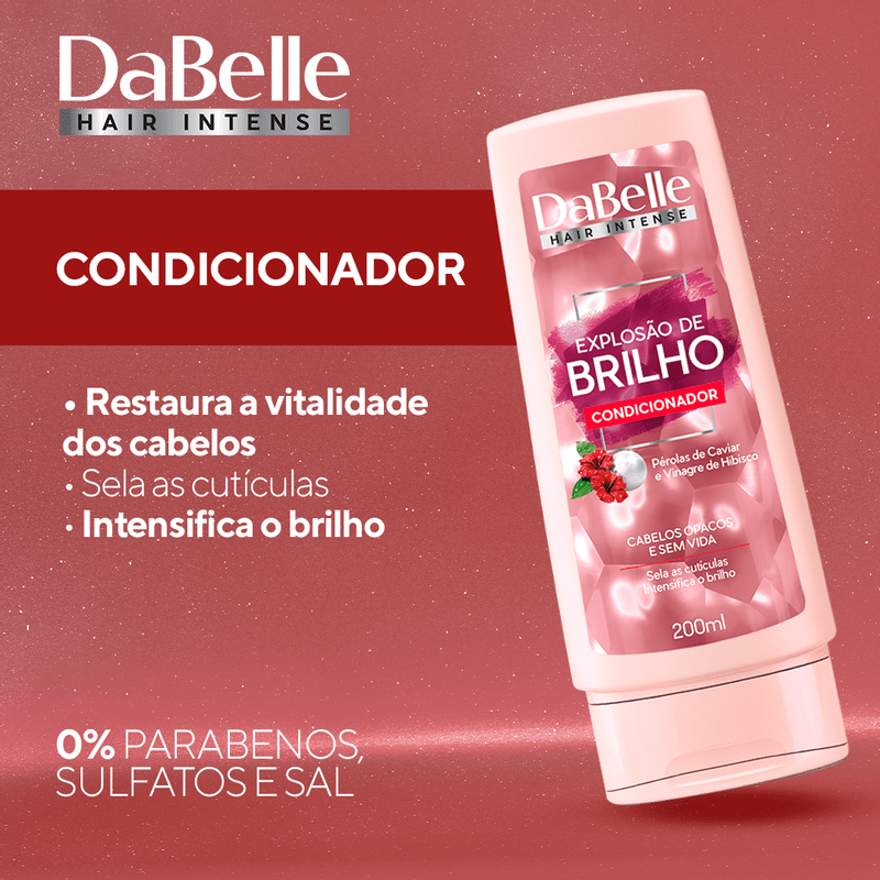 Condicionador DaBelle Explosão de Brilho 200ml