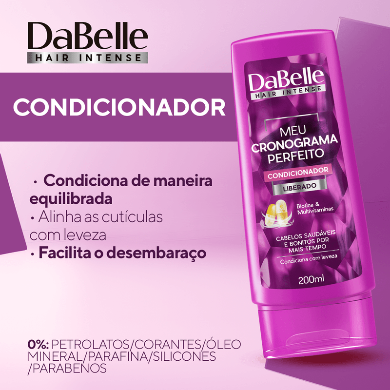 Condicionador DaBelle Meu Cronograma Perfeito 200ml