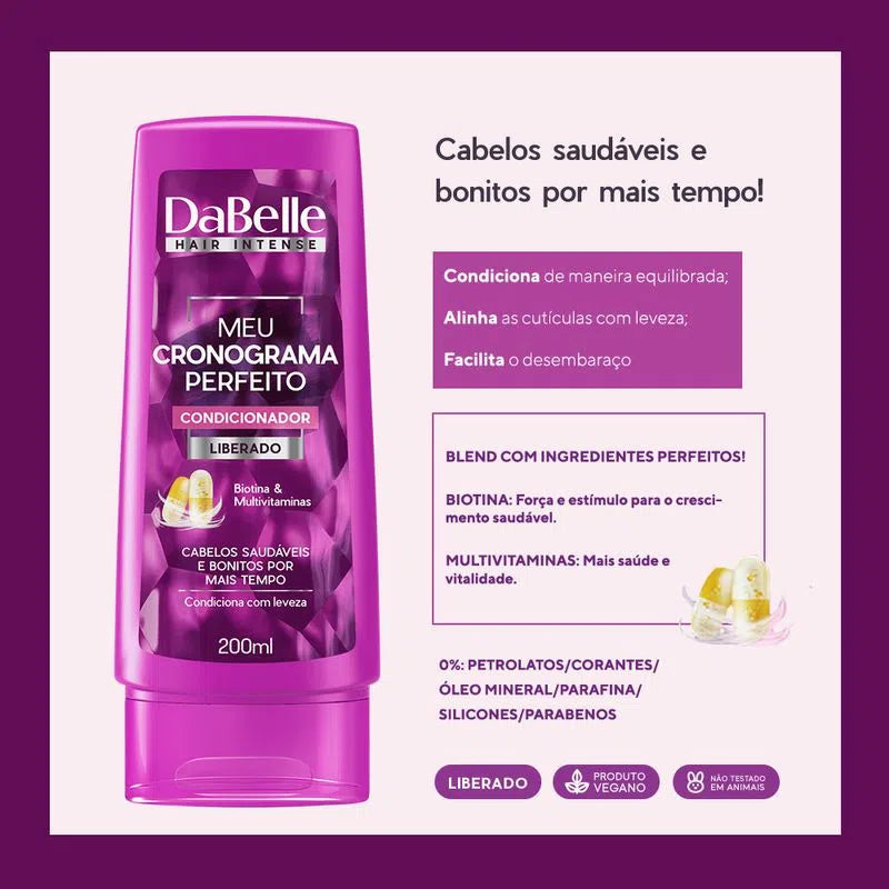 Condicionador DaBelle Meu Cronograma Perfeito 200ml