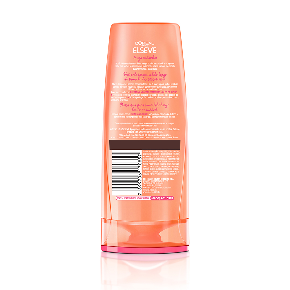 Condicionador Elseve Longo dos Sonhos Desatador de Nós 400ml