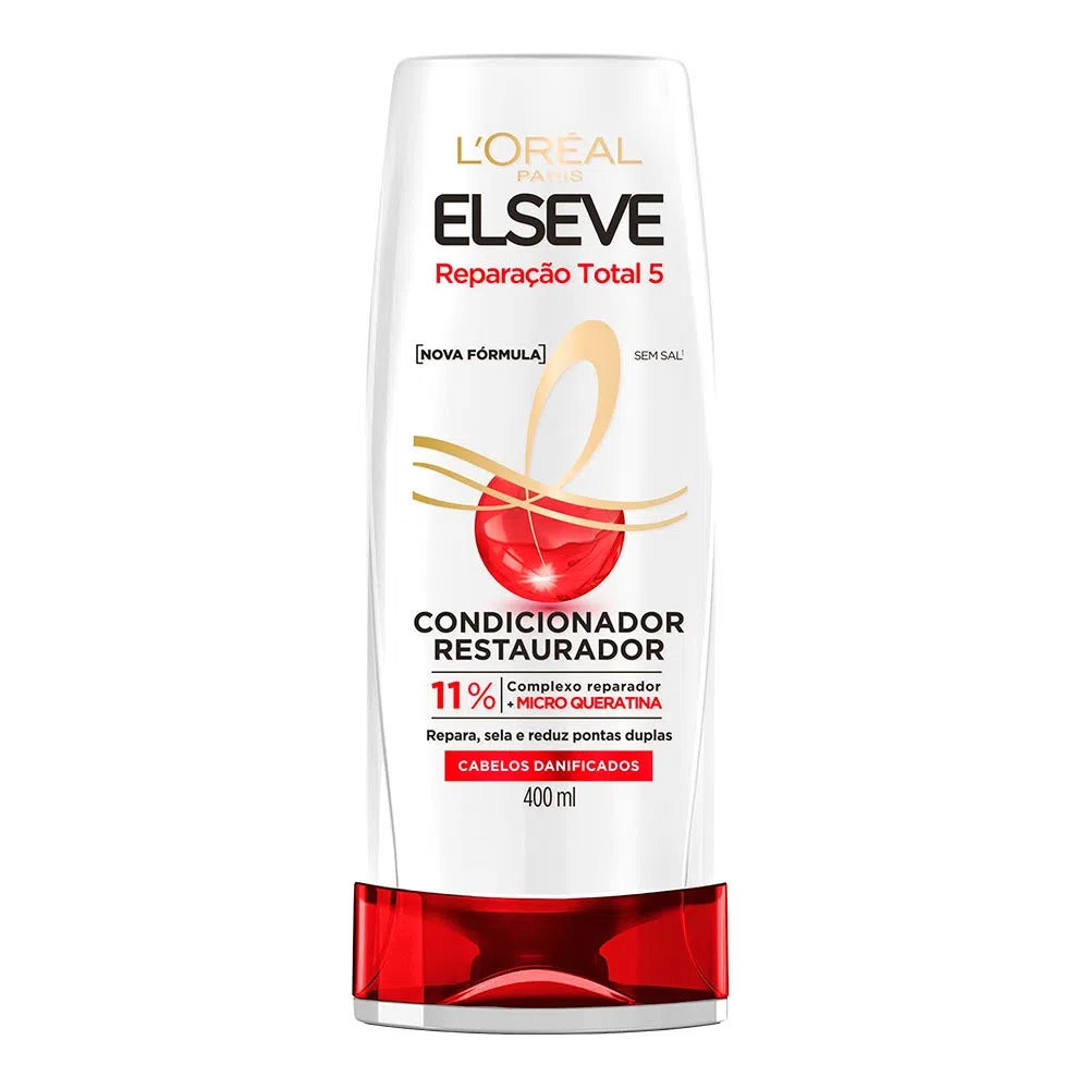 Condicionador Elseve Reparação Total 5+ 400ml