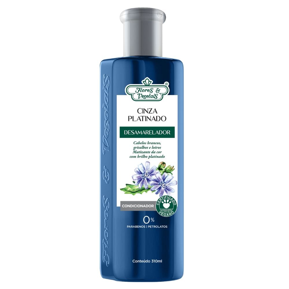 Condicionador Flores & Vegetais Cinza Platinado 310ml