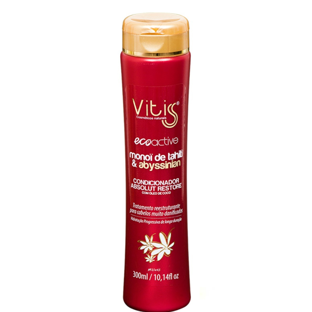 Condicionador Vitiss Ecoactive Monoï de Tahiti & Abyssinian 300ml