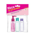 Conjunto Ricca com 3 Frascos de Viagem