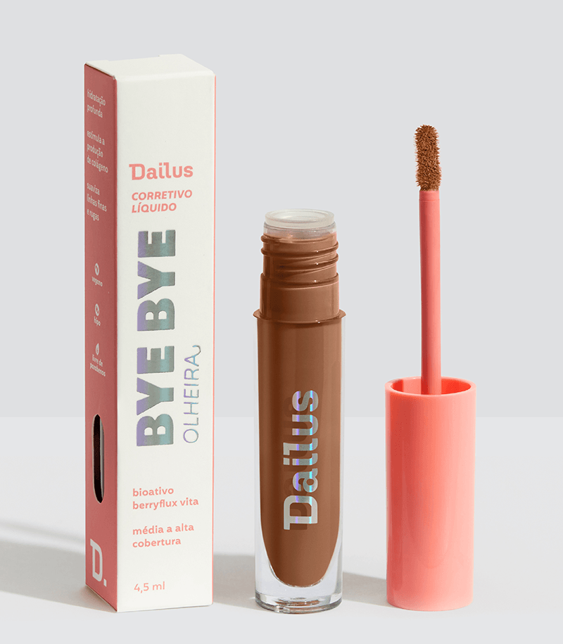 Corretivo Líquido Dailus Bye Bye Olheira D10 Escuro 4,5ml