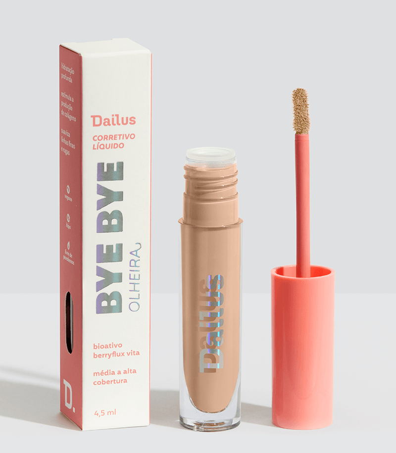 Corretivo Líquido Dailus Bye Bye Olheira D3 Claro 4,5ml