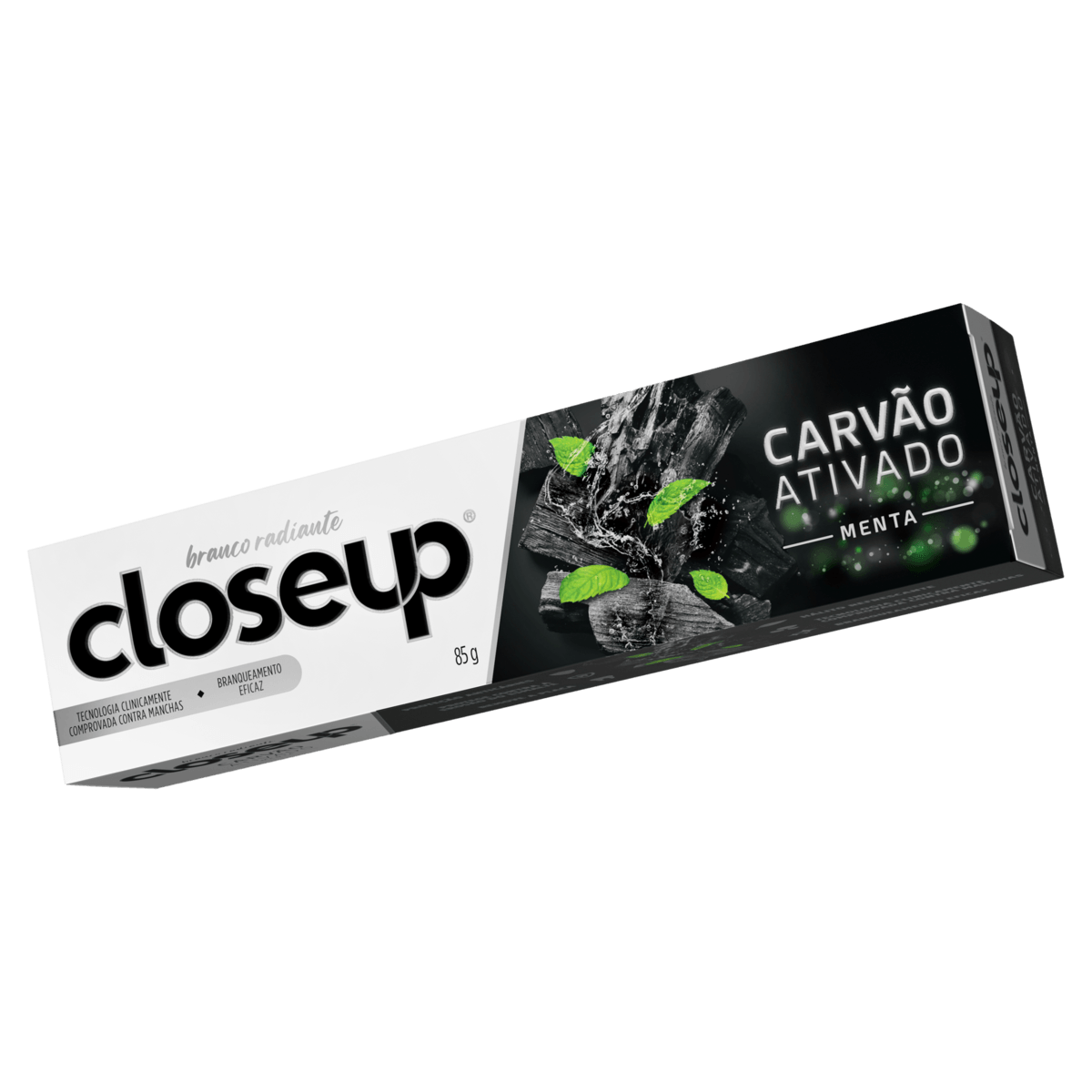 Creme Dental Close Up 85 grs Carvao Ativado Menta