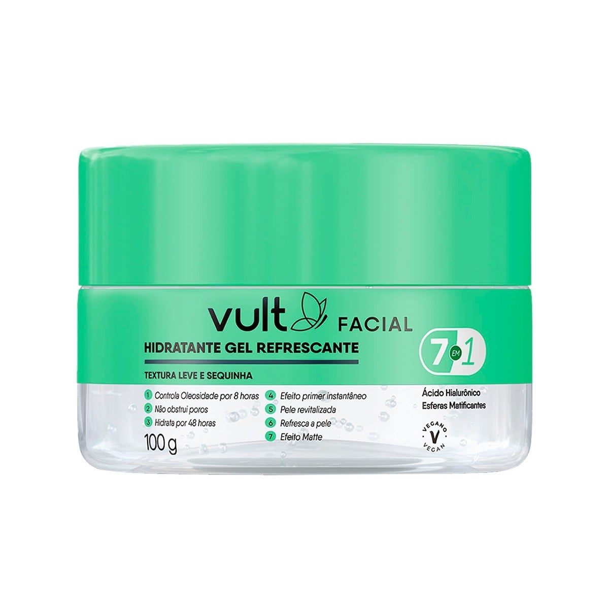 Gel Hidratante Facial Vult Refrescante 100g