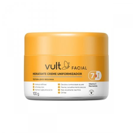 Creme Hidratante Uniformizador Facial Vult 7 em 1 100g
